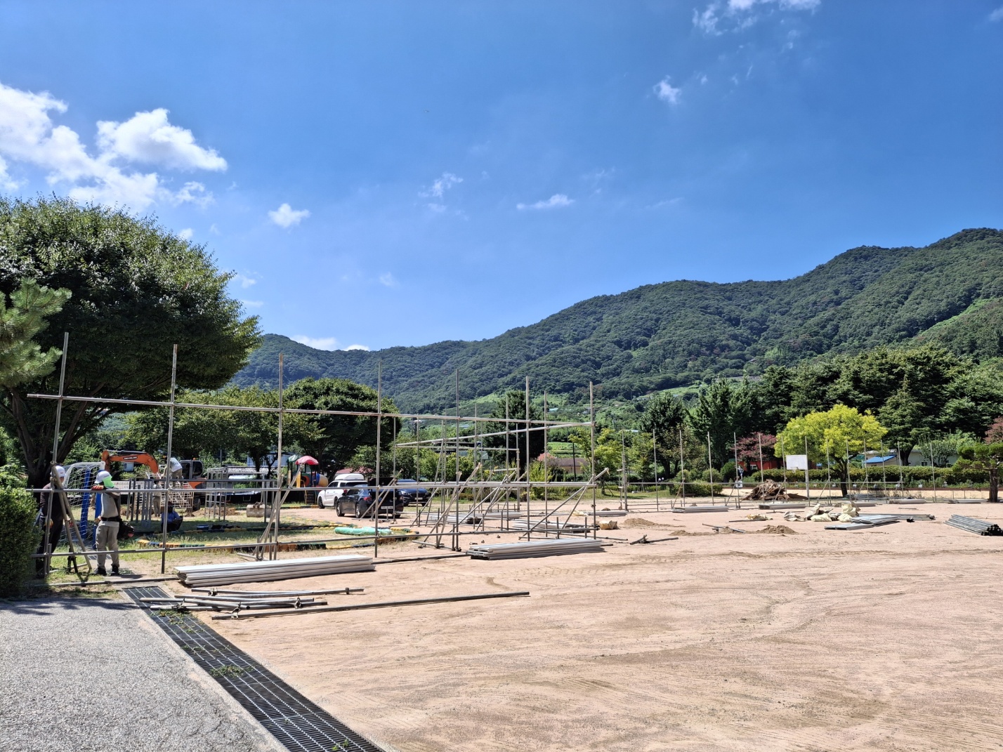 소규모 체육시설(체육관) 신축공사 시작